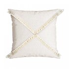 Capa Para Almofada 43x43cm Donatella Belchior Algodão Crú