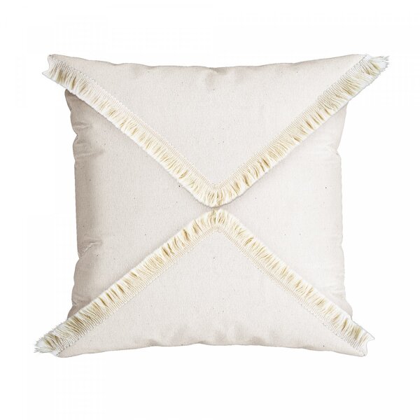 Capa Para Almofada 43x43cm Donatella Belchior Algodão Crú