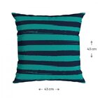 Capa Para Almofada 43x43cm Náutica Belchior Azul/verde