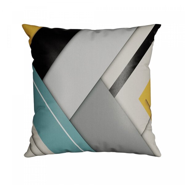 Capa Para Almofada 43x43cm Silk Home Belchior Azul/colorido