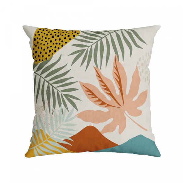 Capa Para Almofada 43x43cm Veludo Luxor Belchior Azul/colorido