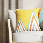 Capa Para Almofada 43x43cm Velveteen Belchior Azul/colorido