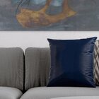 Capa Para Almofada 50x50cm Silk Home Belchior Azul Marinho