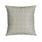 Capa Para Almofada 50x50cm Silk Home Belchior Cinza/dourado
