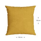 Capa Para Almofada 50x50cm Veludo Luxor Belchior Açço Cromado