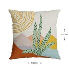 Capa Para Almofada 50x50cm Veludo Luxor Belchior Colorido