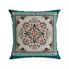 Capa Para Almofada 50x50cm Veludo Luxor Belchior Verde