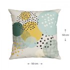 Capa Para Almofada 50x50cm Vivace Belchior Azul/colorido