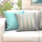 Capa Para Almofada Azul Grande Listrada 4 Unidades 60cm X 60c