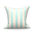 Capa Para Almofada Azul Grande Listrada 4 Unidades 60cm X 60c