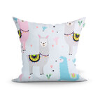 Capa Para Almofada Branca Estampada 3 Unidades 45cm X 45cm +