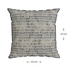 Capa Para Almofada Com Cordonê 43x43cm Náutica Belchior Azul/