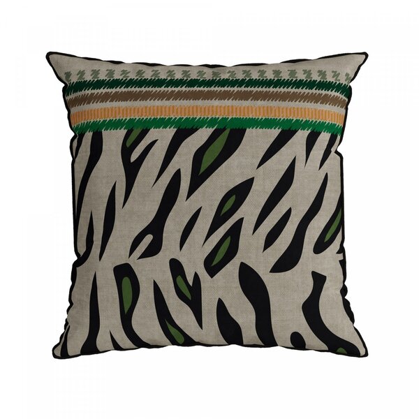 Capa Para Almofada Com Cordonê 43x43cm Veludo Luxor Belchior