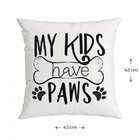 Capa Para Almofada Com Paetê 43x43cm Ludic Belchior Branco/pr