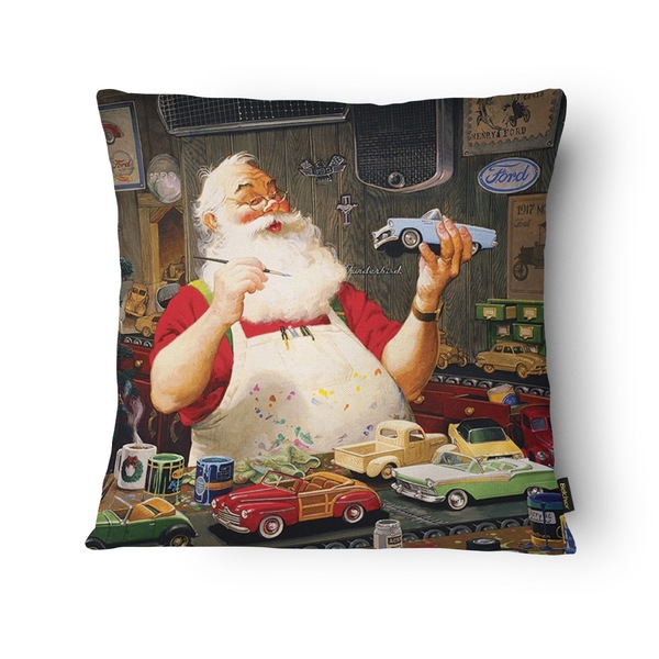 Capa De Almofada De Natal Loja De Brinquedos Colorida 43x43cm Leroy Merlin