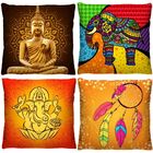 Capa Para Almofada Decoração Sala Quarto Estampa Digital Kit