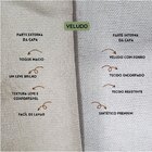 Capa Para Almofada Drapeada Em Veludo Quadrada 60x60 Com Ench