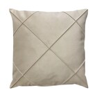 Capa Para Almofada Drapeada Em Veludo Quadrada 60x60 Com Ench