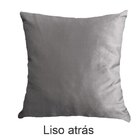 Capa Para Almofada Drapeada Em Veludo Quadrada Cinza Claro