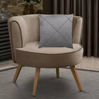 Capa Para Almofada Drapeada Em Veludo Quadrada Cinza Claro