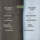 Capa Para Almofada Drapeada Em Veludo Retangular 60x40 Camurça