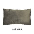 Capa Para Almofada Drapeada Em Veludo Retangular 60x40 Camurça