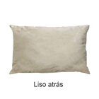 Capa Para Almofada Drapeada Em Veludo Retangular 60x40 Com En