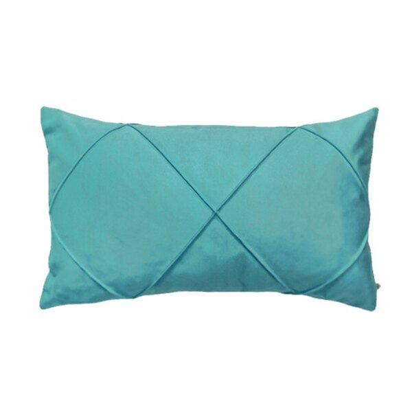 Capa Para Almofada Drapeada Em Veludo Retangular 60x40 Com En