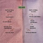 Capa Para Almofada Drapeada Em Veludo Retangular Rose