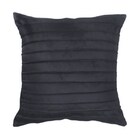 Capa Para Almofada Drapeada Line Em Veludo Quadrada 50x50 Cin