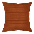 Capa Para Almofada Drapeada Line Em Veludo Quadrada 50x50 Ter