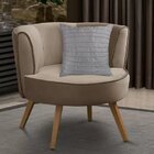 Capa Para Almofada Drapeada Line Em Veludo Quadrada Cinza Cla