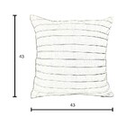 Capa Para Almofada Drapeada Line Em Veludo Quadrada Várias Co