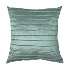 Capa Para Almofada Drapeada Line Em Veludo Quadrada Várias Co