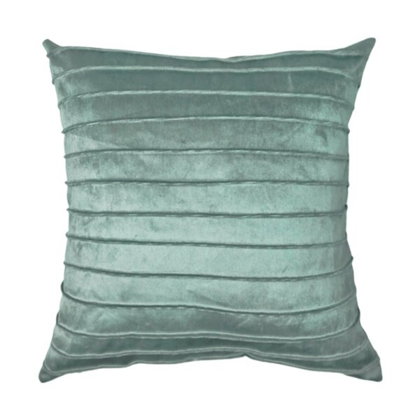 Capa Para Almofada Drapeada Line Em Veludo Quadrada Várias Co