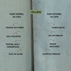 Capa Para Almofada Drapeada Line Em Veludo Quadrada Várias Co