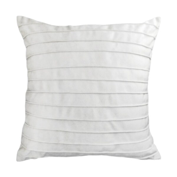 Capa Para Almofada Drapeada Line Em Veludo Quadrada Várias Co