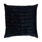 Capa Para Almofada Drapeada Line Em Veludo Quadrada Várias Co