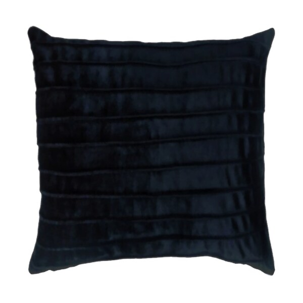 Capa Para Almofada Drapeada Line Em Veludo Quadrada Várias Co