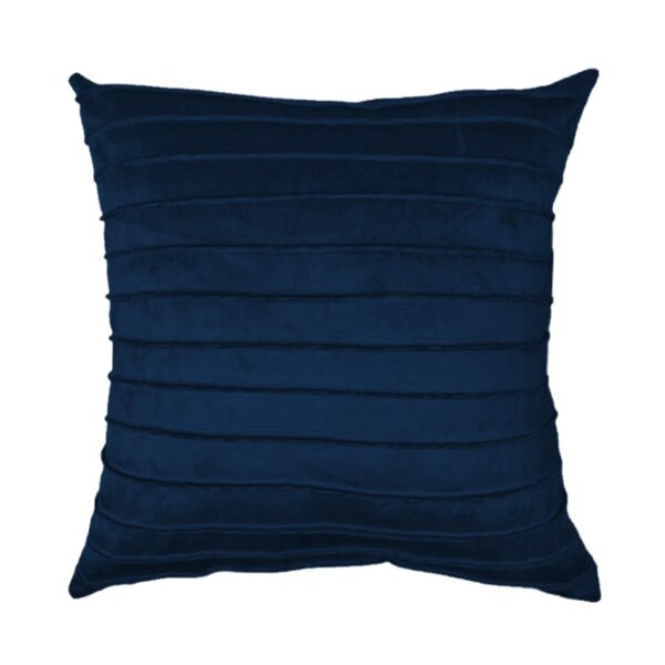 Capa Para Almofada Drapeada Line Em Veludo Quadrada Várias Co