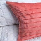 Capa Para Almofada Drapeada Line Em Veludo Quadrada Várias Co