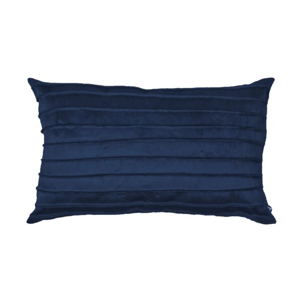 Capa Para Almofada Drapeada Line Em Veludo Retangular 60x40 A