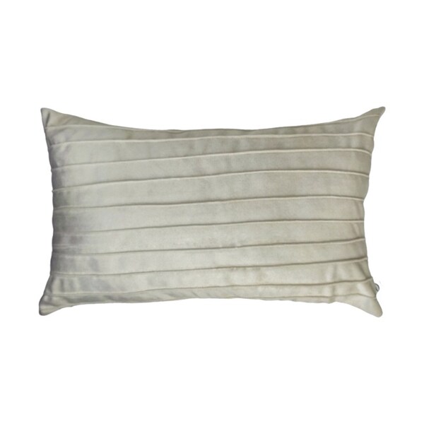 Capa Para Almofada Drapeada Line Em Veludo Retangular 60x40 B