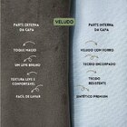 Capa Para Almofada Drapeada Line Em Veludo Retangular 60x40 C