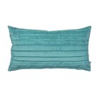 Capa Para Almofada Drapeada Line Em Veludo Retangular 60x40 T