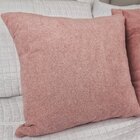 Capa Para Almofada Em Bouclé Quadrada Rose