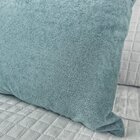 Capa Para Almofada Em Bouclé Quadrada Verde Claro