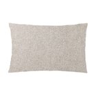 Capa Para Almofada Em Bouclé Retangular Bege