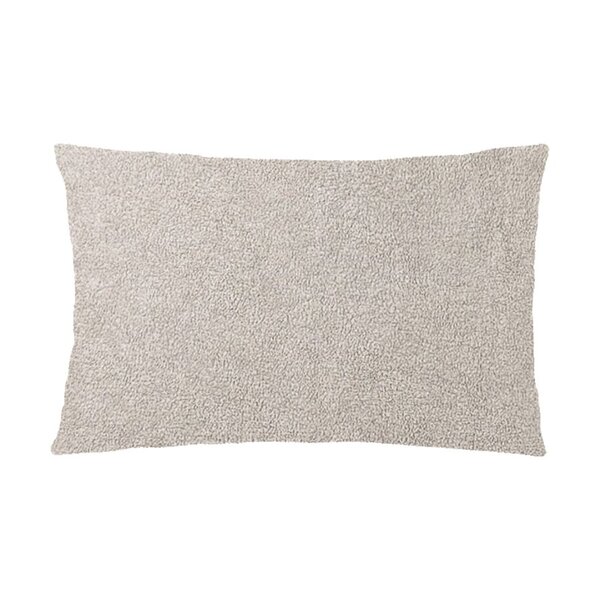Capa Para Almofada Em Bouclé Retangular Bege
