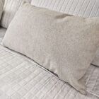 Capa Para Almofada Em Bouclé Retangular Bege